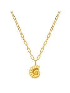 Glanzstücke München Колье из ракушек из стерлингового серебра с желтым золотом