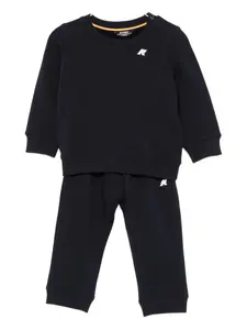 Спортивный костюм с вышитым логотипом (комплект из двух) K Way Kids, синий