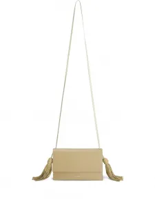 Сумка через плечо с кисточкой JIL SANDER, нейтральный