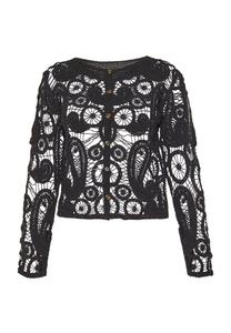 Вязаный кардиган usha FESTIVAL Fashion Look, черный