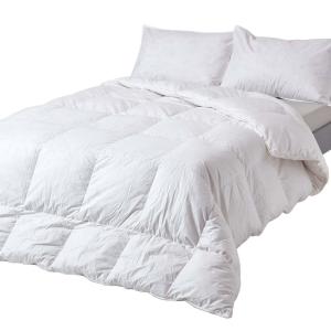 Пуховое одеяло Homescapes, 135x200 см, белый