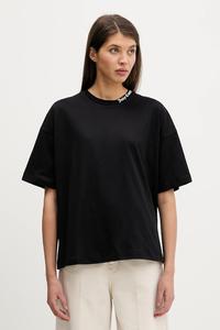 Хлопковая футболка Juicy Couture, черный