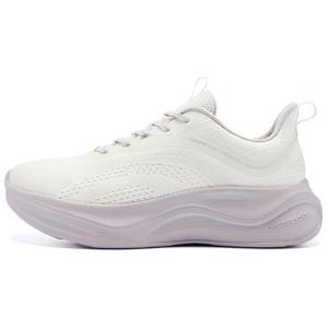 QIAODAN Кроссовки женские с низким амортизирующим эффектом, дышащие, белые, серые