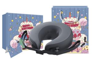 Массажная подушка для шеи MI Cartoon Limited Shopping Bag поддержка шеи и плеч умное приложение Mi Home U-образная Xiaomi