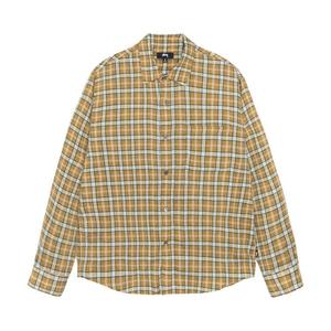 Рубашка Stussy Matthew Shirt Printed Plaid, Gold