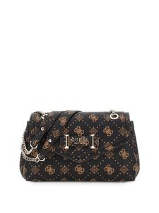 Сумка через плечо GUESS Silia, Cognac/Dark brown