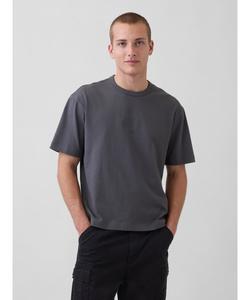 (U) Плотная футболка свободного кроя с логотипом GAP1969. Укороченная футболка.