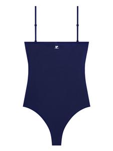 Courrèges купальник Heritage, синий