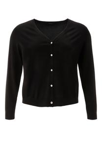Aniston Вязаный кардиган в черном цвете