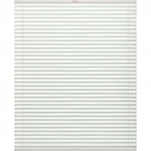 Жалюзи-плиссе Indeko «простые», светозащитные, с отверстием, натяжные, на заказ, цвет sand + weiß