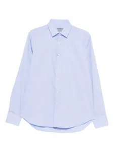 Рубашка с длинными рукавами Canali, синий
