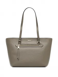 Сумка-тоут среднего размера с логотипом DKNY, зеленый