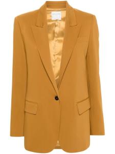 Forte Forte однобортный блейзер с заостренными лацканами, желтый