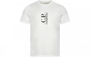 Футболка с принтом логотипа C.P. Company C.P.Company, белый