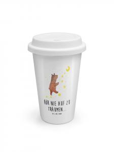 Mr. & Mrs. Panda Термокружка «Мечты белого медведя» с надписью