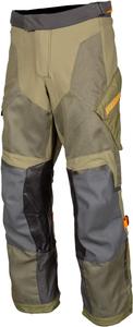 Мужские мотоциклетные брюки KLIM Baja S4 для жаркой погоды и приключений, Sage - Strike Orange