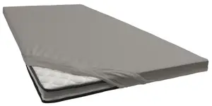 Простыня Janine "TOPPER 5001/", с эластичным краем по низу 140-160х200-220 см, 1 шт., цвет vulkan