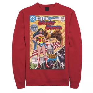 Мужской флисовый пуловер с рисунком DC Comics Wonder Woman в винтажном стиле «Охотница» и комиксами Licensed Character
