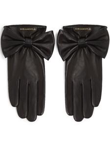 Karl Lagerfeld перчатки K/S bow FF, черный