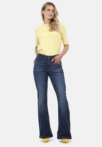 Джинсы Bootcut Freyday SURI FREY, стираные, темно-синие