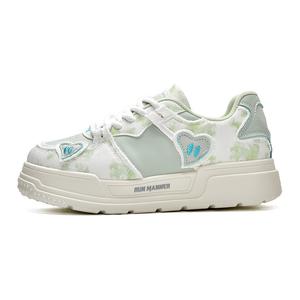 RUN MANNER Скользостойкие и износостойкие низкие скейтерские кеды для женщин Azure, цвет Azure