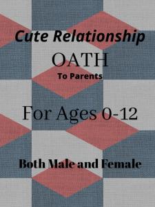 Cute Oath for Babies and Toddlers for Parents!: Make a signed Foot print, Hand print or Signature with you child! (Independently published)