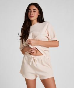 Hunkemöller Короткий пижамный комплект 'Waffle' в цвете Rose