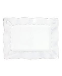 Прямоугольное блюдо Giorno Ash VIETRI, белый