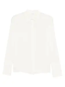 Шелковая рубашка с длинными рукавами Patrizia Pepe, белый