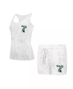Женский комплект из майки и шорт Michigan State Spartans Quartz Concepts Sport