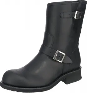 «Инженерные ботинки для улицы, голенище 24 см, короткие, кожаные, черно-коричневые, размеры 36-47-41, черные» Kochmann, Black