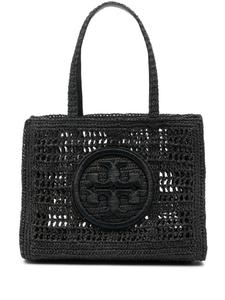 Tory Burch маленькая сумка-тоут Ella в технике кроше, черный
