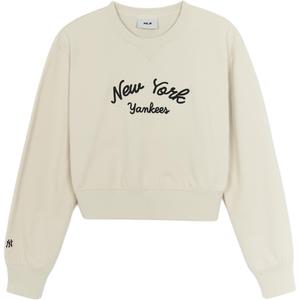 MLB Свитшот женский кремовый