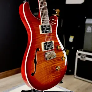 PRS SE Custom 24 Полуакустическая с пьезопикапом Винтажный Санберст