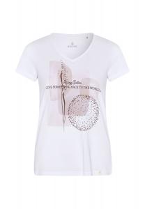 Футболка с надписью DETTO FATTO, белый