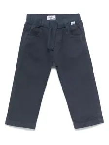 Габардиновые брюки Il Gufo, синий