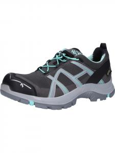 Защитные низкие рабочие ботинки HAIX Black Eagle Safety 40.1 серо-мятного цвета