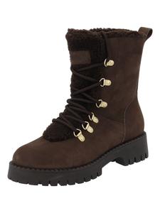 Коричневые ботинки на шнуровке palado