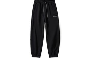 Lilbetter Мужские вязаные спортивные штаны, Черный на флисовой подкладке