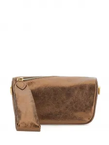 Клатч Kim на молнии GIANNI CHIARINI, коричневый