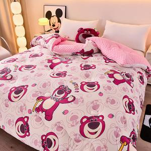 Disney Одеяло 150х200 см, вес 2 кг, из соевого волокна, машинная стирка, температурный режим 11-25°C, Hello Bear Class A