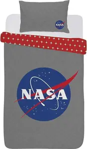 Комплект постельного белья с логотипом TC139 (односпальный) (разноцветный) NASA