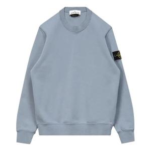 Толстовка patch logo crewneck sweatshirt 'mid blue' Stone Island, синий