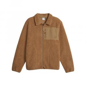 Бархатная куртка унисекс Puma, цвет Chocolate Chip