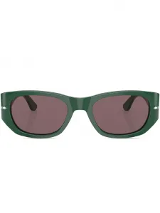 Солнцезащитные очки в прямоугольной оправе Persol, зеленый