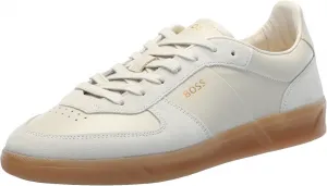 Мужские кроссовки BOSS с низким верхом из мягкой кожи с логотипом