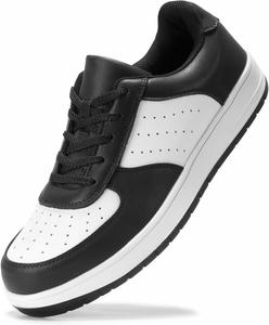 Мужские ботинки Furuian с металлическим носком, удобные защитные ботинки на шнуровке, белый