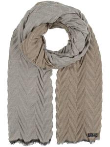 Большой шарф FRAAS, серый/бежевый