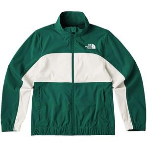 Куртки и пальто Unbridled Green/Dune White для подростков THE NORTH FACE, зеленый/белый