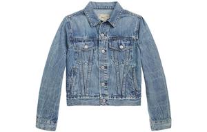 Джинсовая куртка морского синего цвета для детей Polo Ralph Lauren
